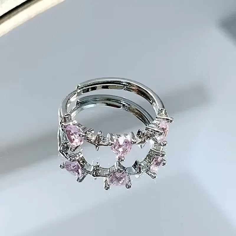 Y2K Star Ring for Women Men Simple Index Finger Rings