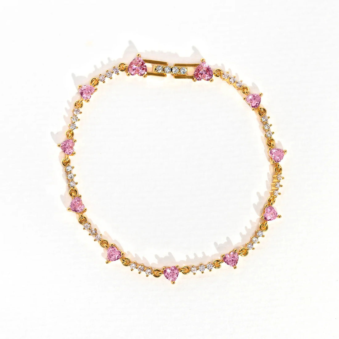 Trendy Zircon Bowknot Chain Bracelet