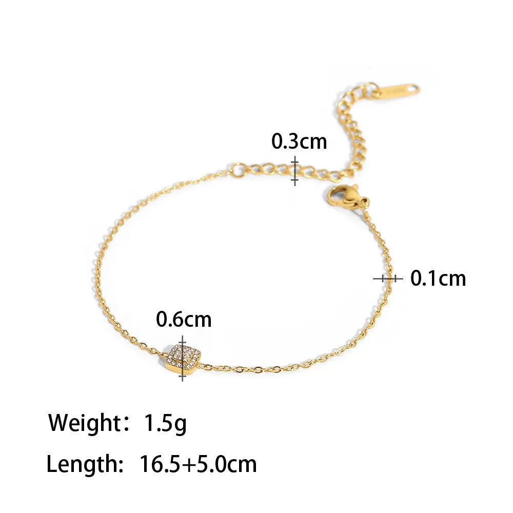 Trendy Dainty Tennis Bracelet