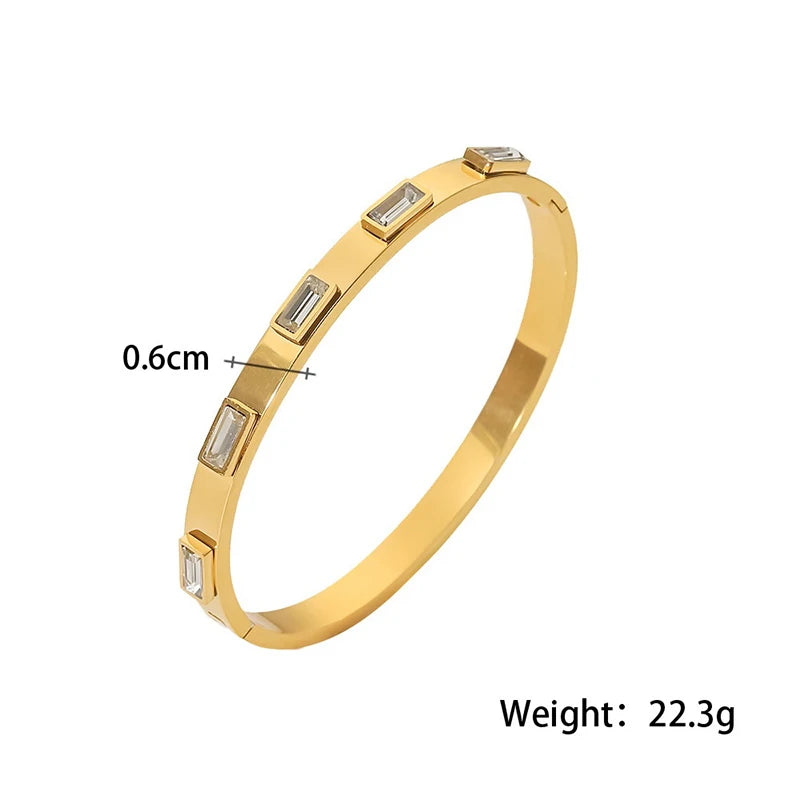 Gold Plated Stainless Steel Bracelet