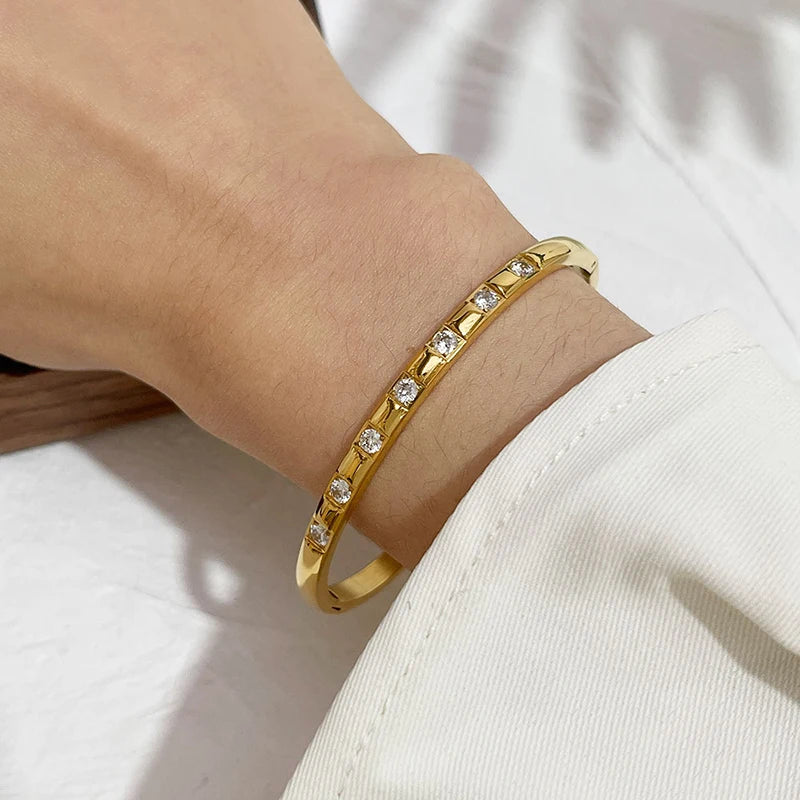 Gold Plated Stainless Steel Bracelet