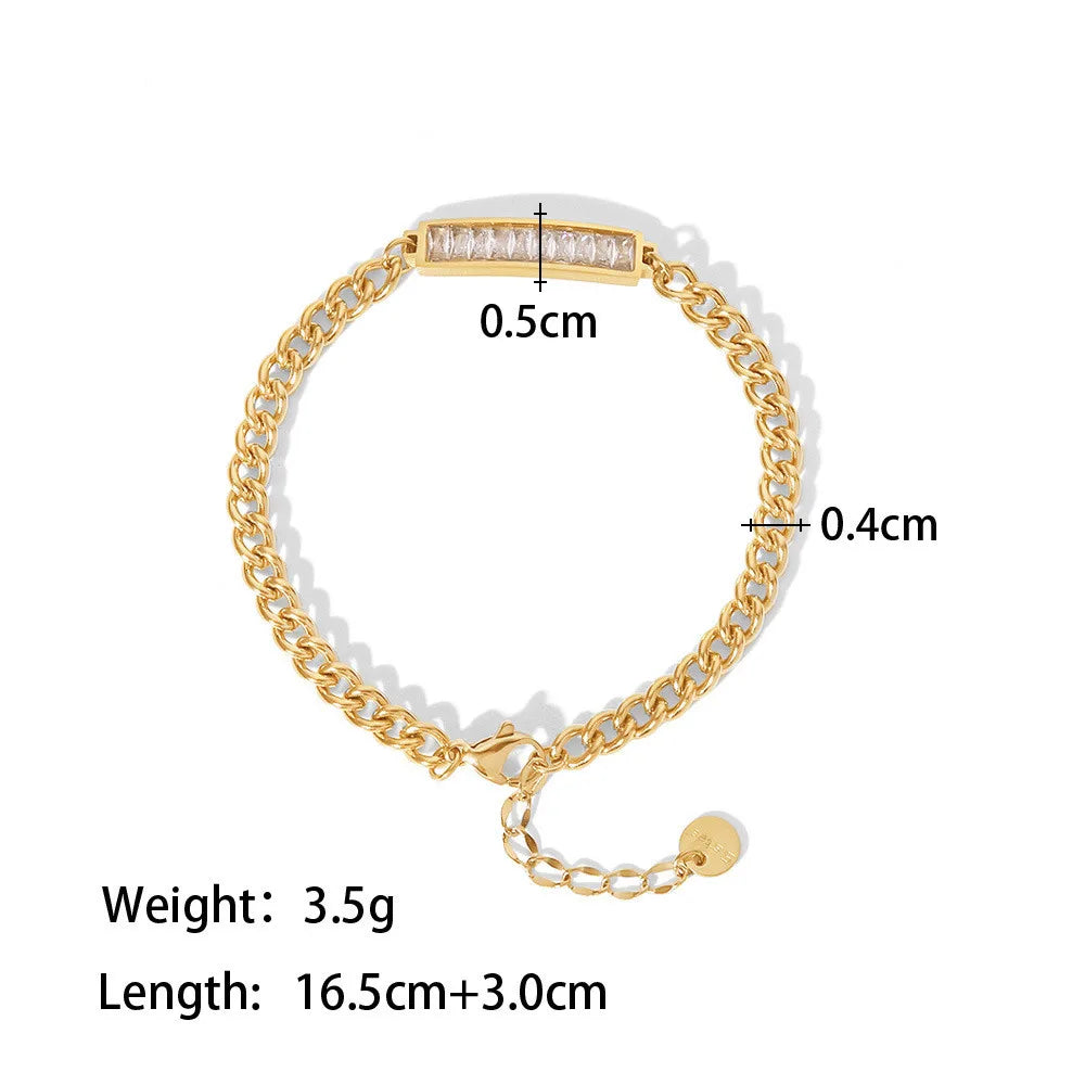 Trendy Dainty Tennis Bracelet