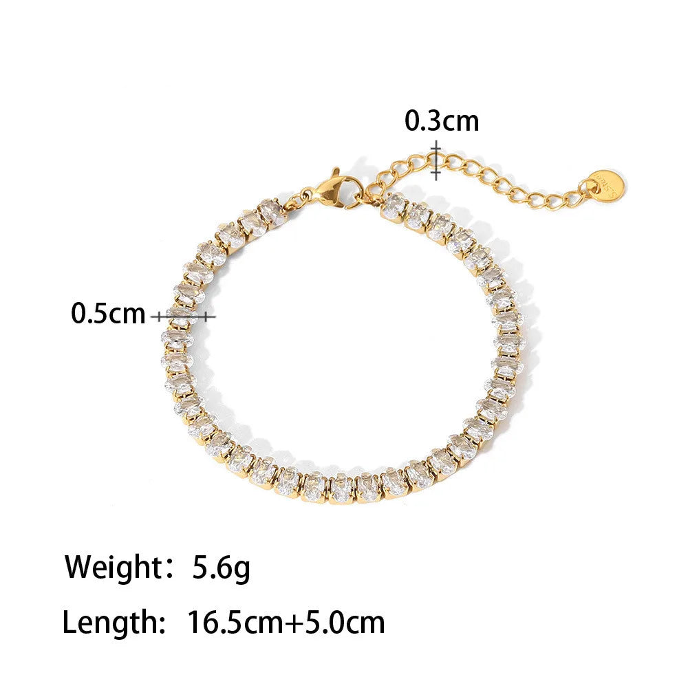 Trendy Dainty Tennis Bracelet