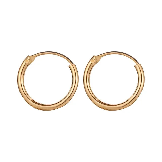 Light Luxury Enamel Rhinestone Hoop Earrings