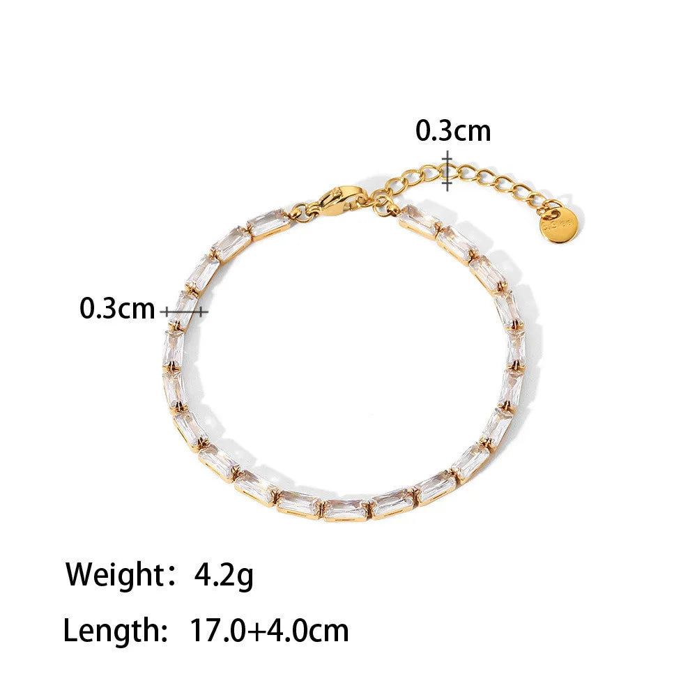 Trendy Dainty Tennis Bracelet