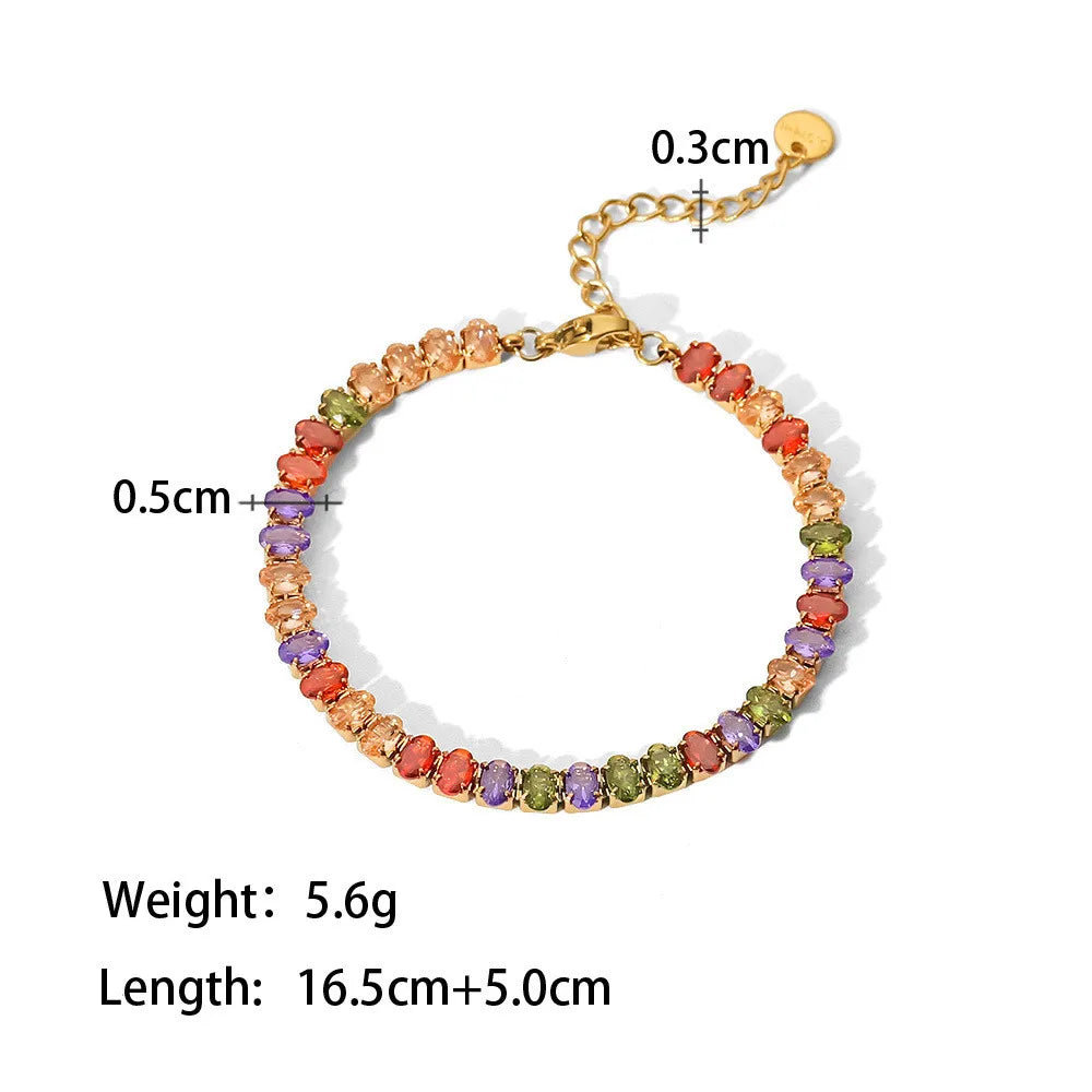 Trendy Dainty Tennis Bracelet