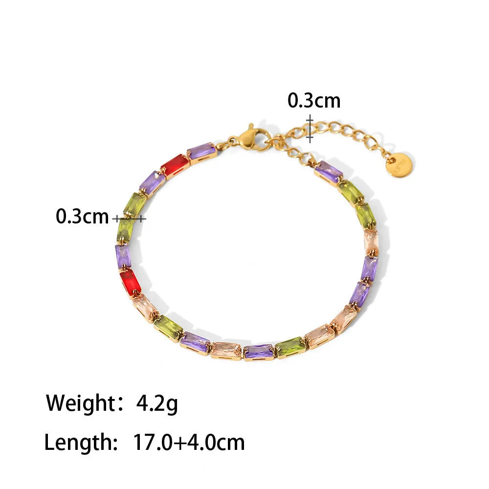 Trendy Dainty Tennis Bracelet