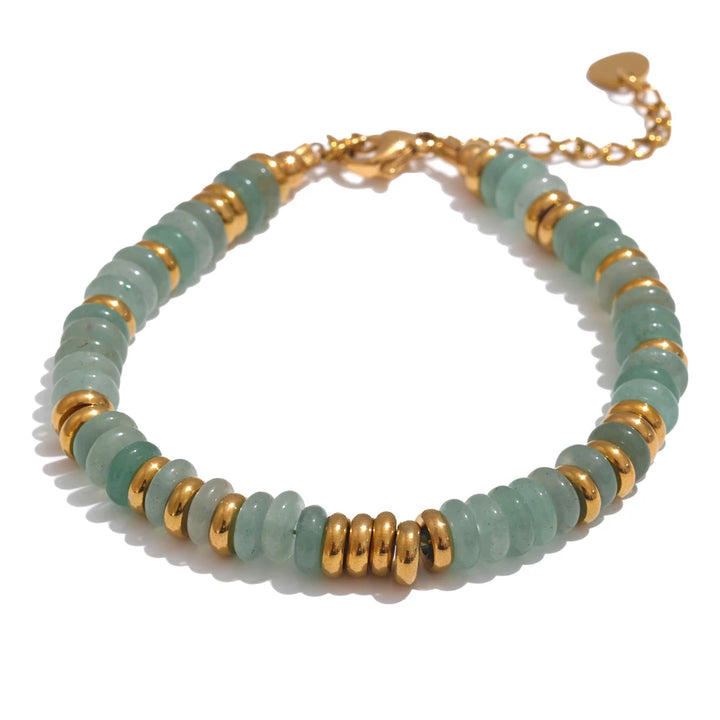 Colorful Natural Stone Beads Bracelet