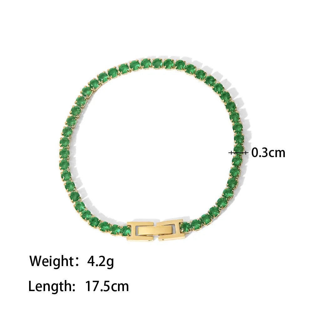 Trendy Dainty Tennis Bracelet