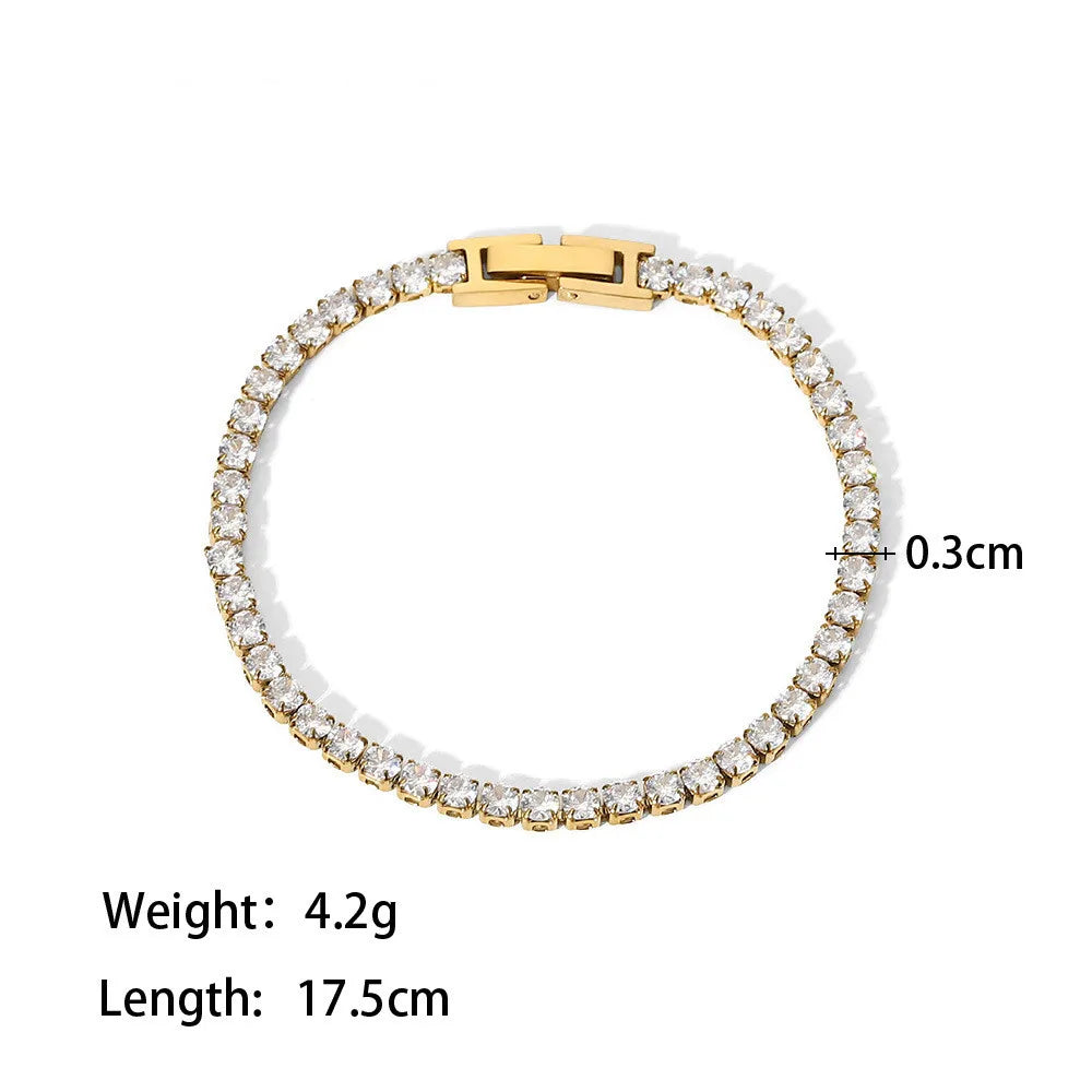 Trendy Dainty Tennis Bracelet