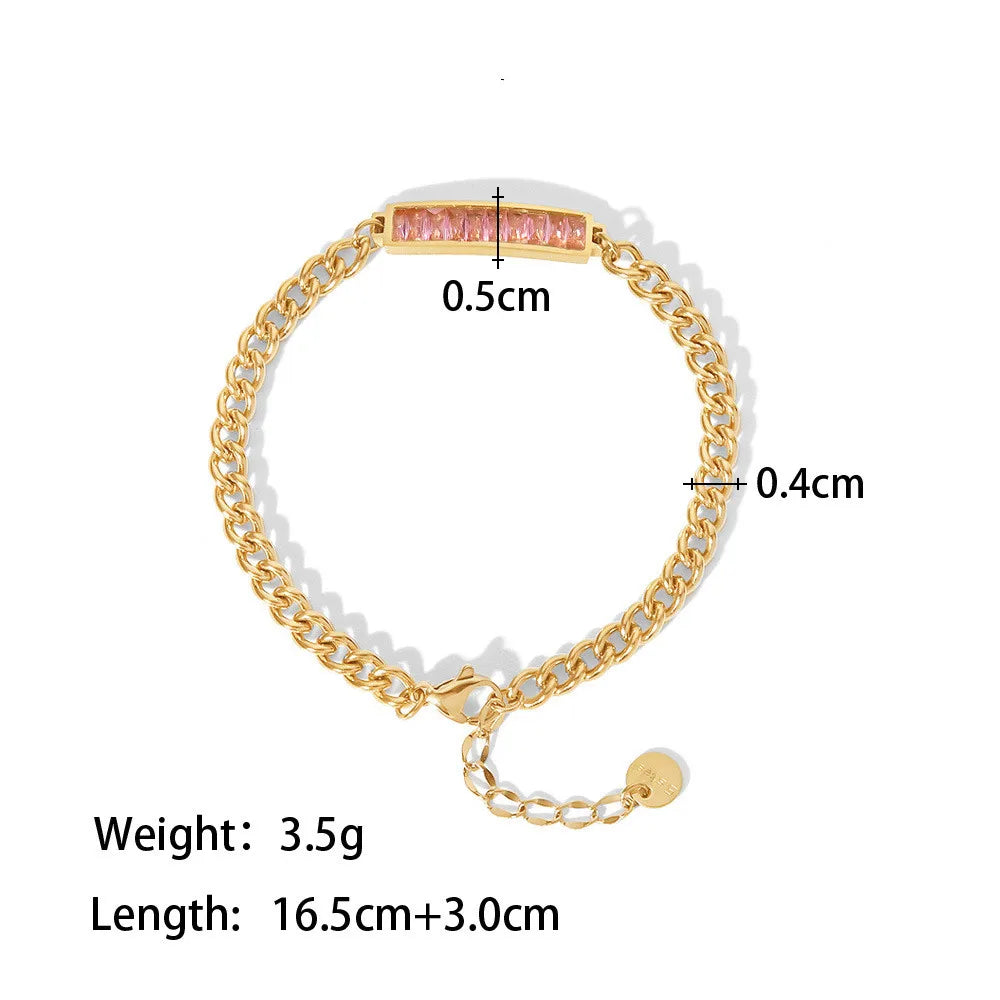 Trendy Dainty Tennis Bracelet