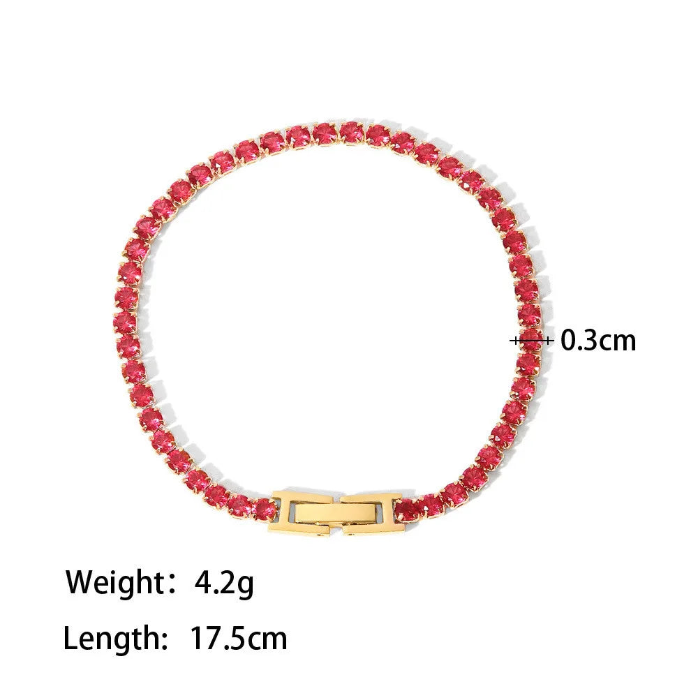 Trendy Dainty Tennis Bracelet