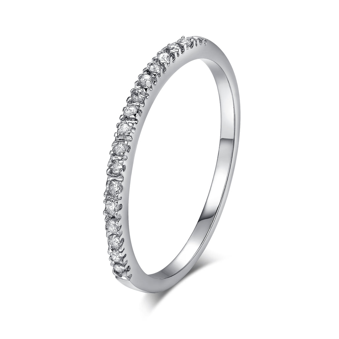 Micro pave zirconia rings for women