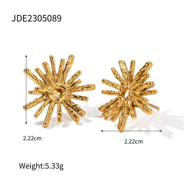 Women's Fashion Temperament Radial Earrings